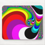 040 Obama - Fractal Art Mouse Pad