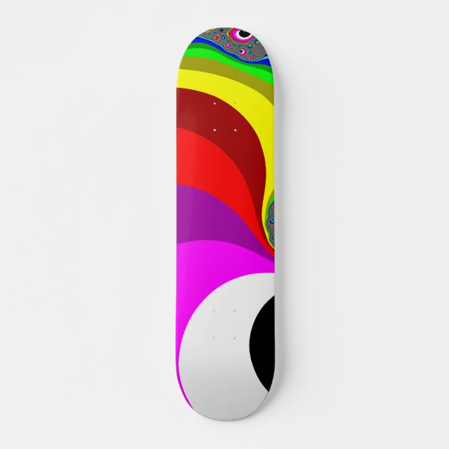040 Obama - Fractal Art Skateboard (Front)