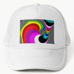 040 Obama - Fractal Art Trucker Hat