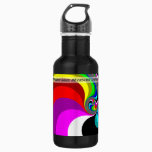 040 Obama - Fractal Art Water Bottle
