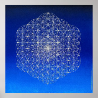 #040.Tessellated Flower Of Life... Poster