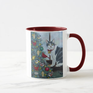 0417 Christmas Cat Mug