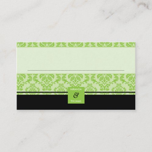 041 Patricia :: reception seating cards Business Card Template