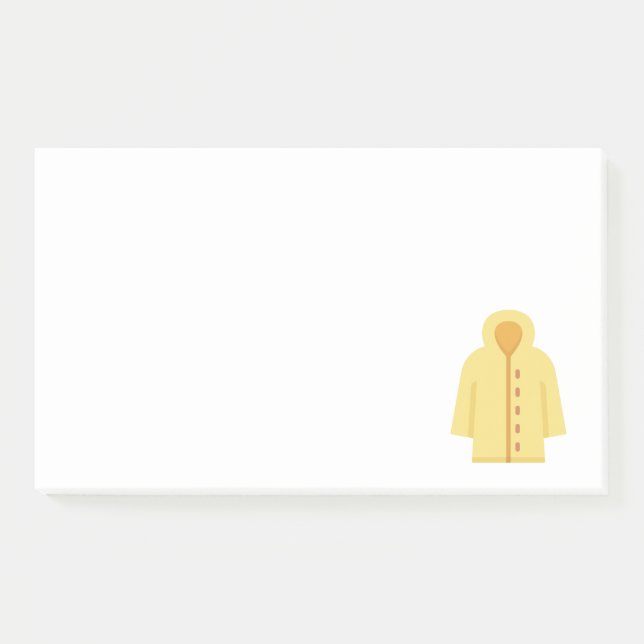 042-raincoat post-it notes (Front)