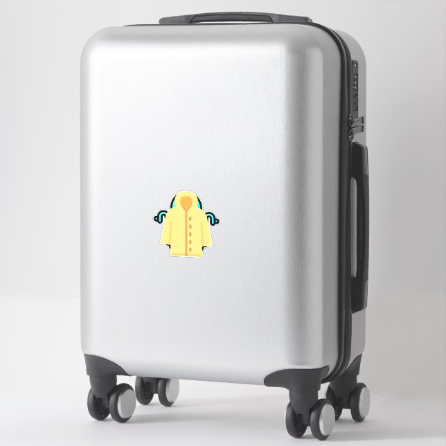 042-raincoat sticker (Suitcase)