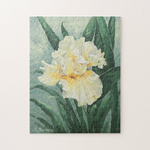 0434 Cream Iris Jigsaw Puzzle