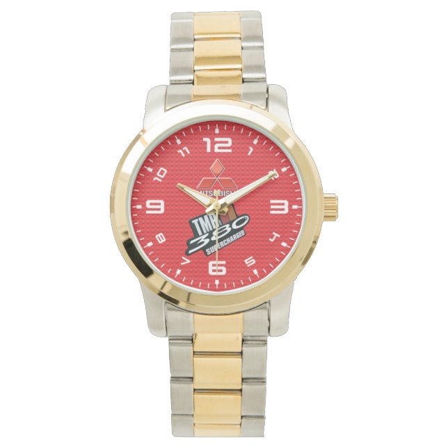 043 Mitshubishi TMR Logo Accessories Watches (Front)