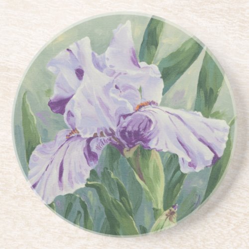 0440 Purple Iris Drink Coaster