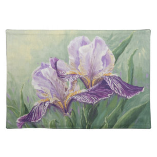 0455 Purple Irises Placemat