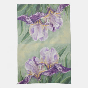 0455 Purple Irises Towel