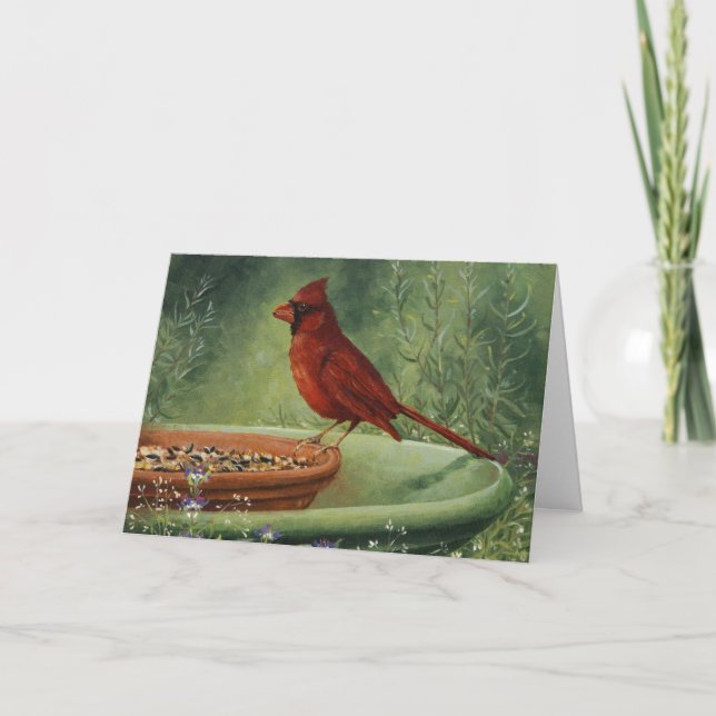 0487 Cardinal Sympathy Card (Front)