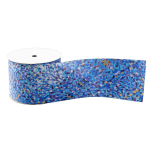 049 Blue and Gold Ribbon