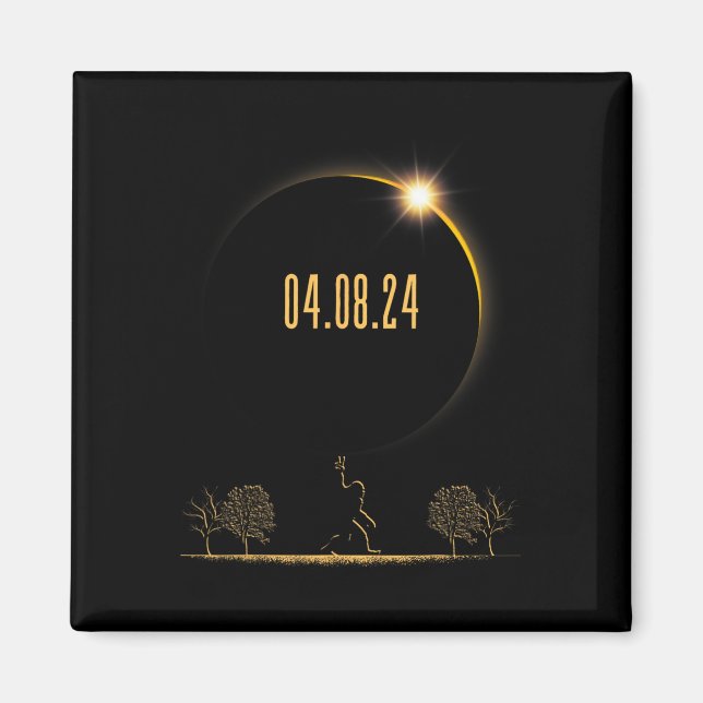 04.08.24 Total Solar Eclipse 2024  Magnet (Front)