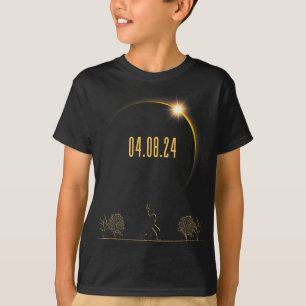04.08.24 Total Solar Eclipse 2024  T-Shirt