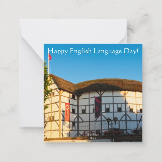 04.23.EnglishLanguageDay Note Card (Front)