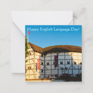 04.23.EnglishLanguageDay Note Card
