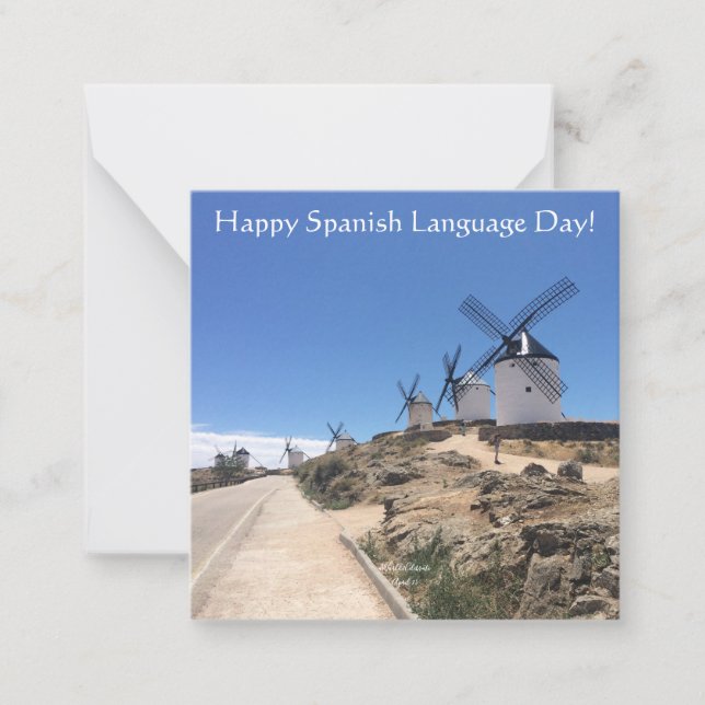 04.23.SpanishLanguageDay Note Card (Front)