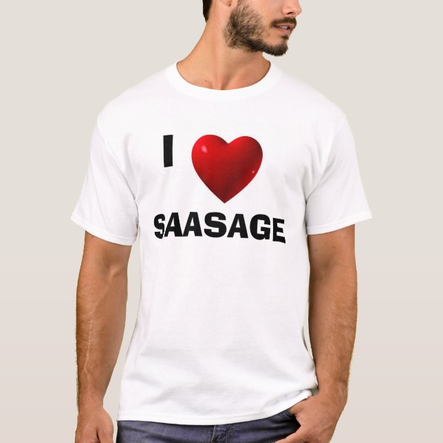 04_HeartBase, I, SAASAGE T-Shirt (Front)