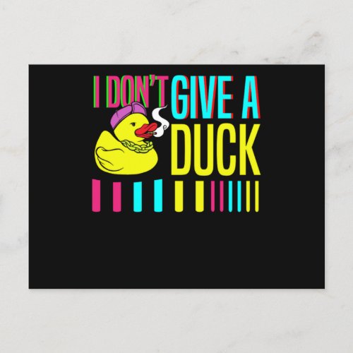 04Rubber duck for a Duck Lovers Announcement Postcard