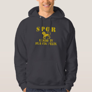 04 Vespasian 4th Lucky Roman Legion Lion Apparel Hoodie