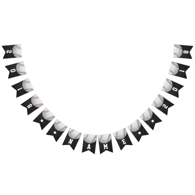 04of12 Baseball Themed Party Bunting Bunting Flags (All)