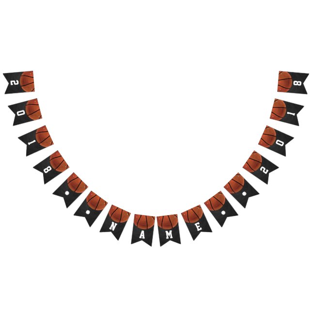 04of12 Basketball Themed Party Bunting Bunting Flags (All)