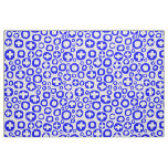 050215 - Blue on White Fabric
