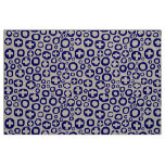 050215 - Deep Navy Blue on White Fabric
