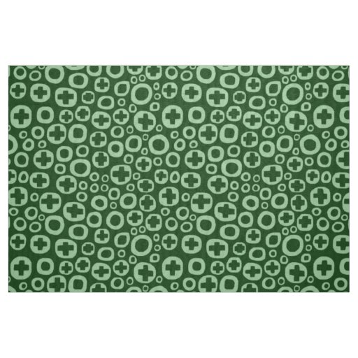 050215 - Faded Green on Dark Green 003300 Fabric