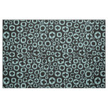 050215 - Light Blue Green on Black Fabric