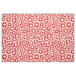 050215 - Red on White Fabric