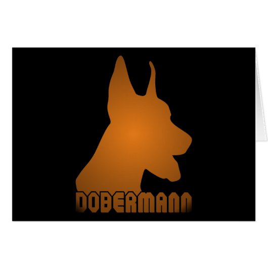 0513032011 Dobermann (Animales) Cards (Front Horizontal)