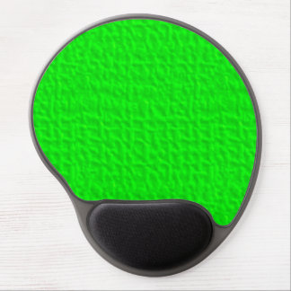 057 NEON GREEN YELLOW FUN WAFFLE TEXTURE TEMPLATE GEL MOUSE PAD