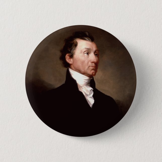 05 James Monroe Pinback Button (Front)