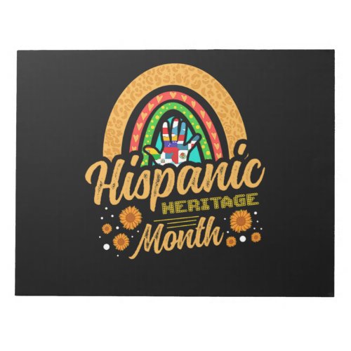 05National Hispanic heritage Month all countries Notepad