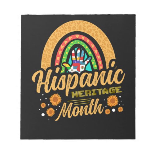 05National Hispanic heritage Month all countries Notepad