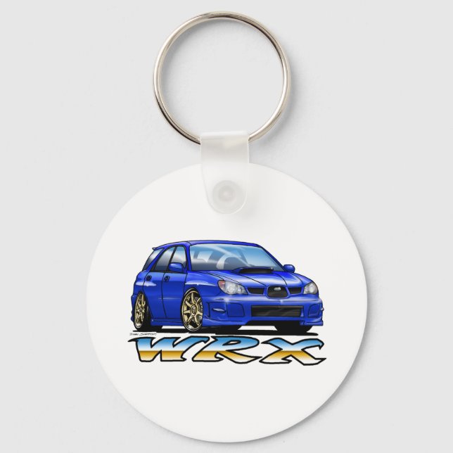 06_09_Wagon_Blue Keychain (Front)