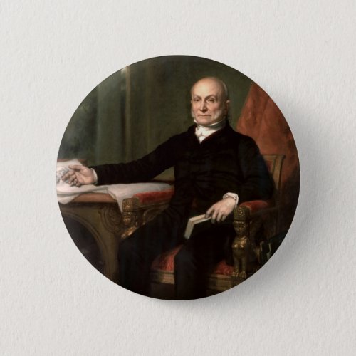 06 John Quincy Adams Pinback Button