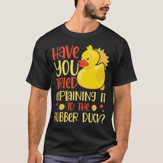 06.Rubber duck for a Duck Lovers T-Shirt (Front)