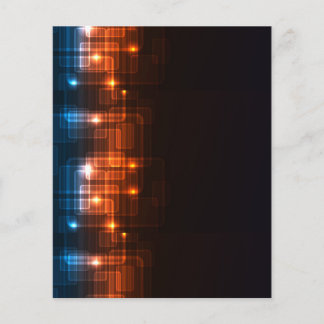 06e3961e3 BLACK BACKGROUND BLUE ORANGE DIGITAL REC Flyer