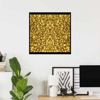 072025 Gold Shot Reflection Poster