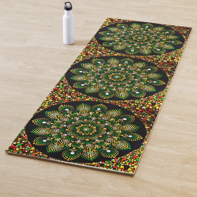 074 - Growing Mandala Yoga Mat (In Situ)