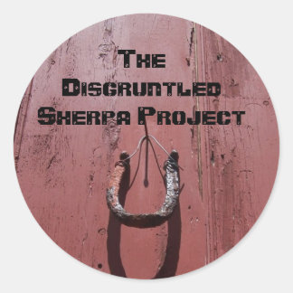 074, The Disgruntled Sherpa Project Classic Round Sticker
