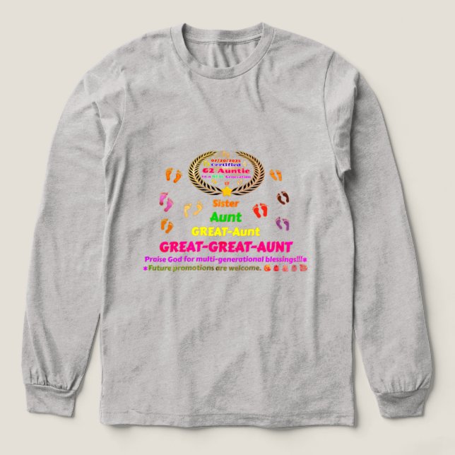 07/20/2025 Great-Great Aunt Gold Star Celebration Tri-Blend Shirt (Design Front)