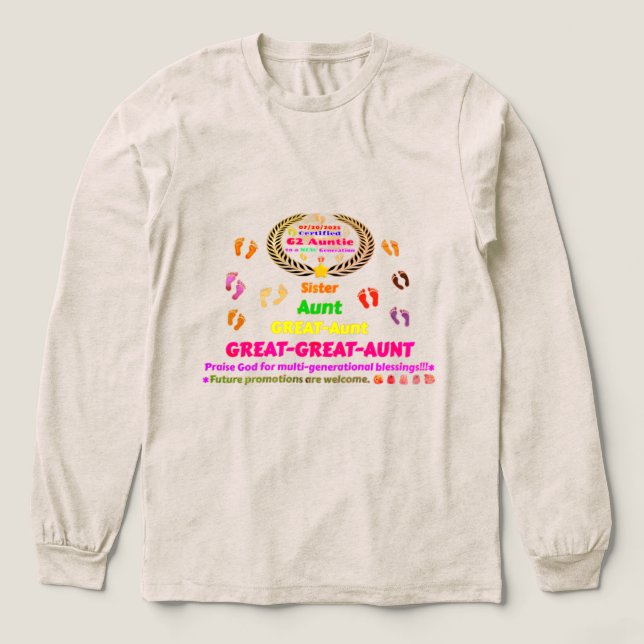 07/20/2025 Great-Great Aunt Gold Star Celebration Tri-Blend Shirt (Design Front)