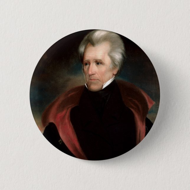 07 Andrew Jackson Pinback Button (Front)