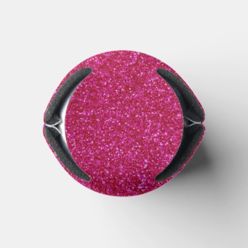 07 Hot Pink Glitter Print Glimmer Sparkles Can Cooler