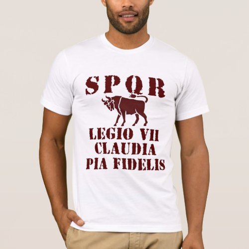 07 Julius Caesar 7th Faithful Roman Legion T_shirt