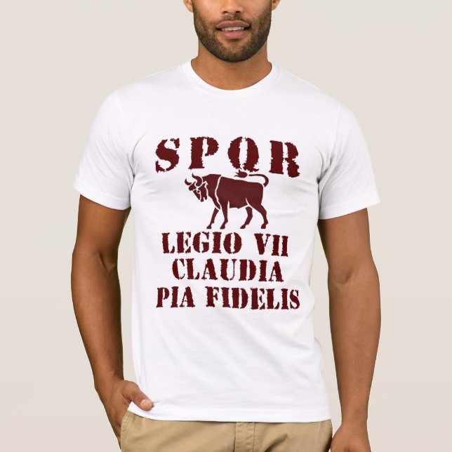 07 Julius Caesar 7th Faithful Roman Legion T-shirt (Front)