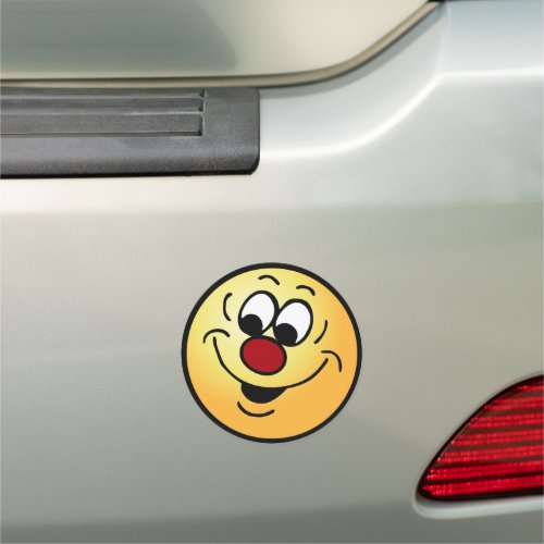 07 Silly Face Emoticon Car Magnet